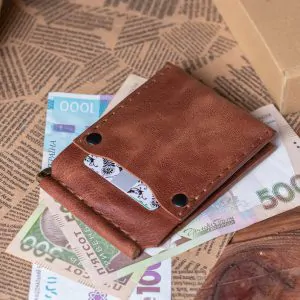 Minimalist Leather Money Clip | Slim, Durable & Handmade