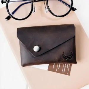 Leather Card Holder Handmade