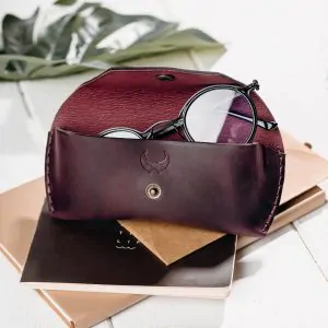 Leather Eyewear Case Handmade